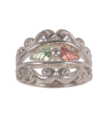 Black Hills Gold Filigree Band Ring