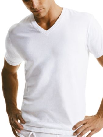 Calvin Klein Men's White 3-Pack V-Neck T-Shirts