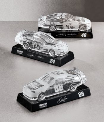 Godinger NASCAR Crystal Race Car Figurines