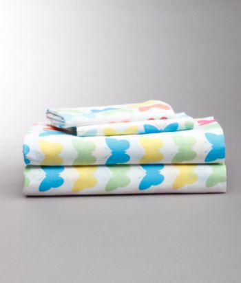 Tommy Hilfiger® 200-Thread Count Printed Sheet Set - Butterfly Kisses