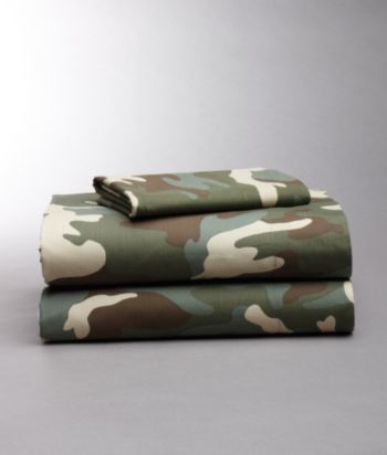 Tommy Hilfiger® 200-Thread Count Printed Sheet Set - Garrison Camo