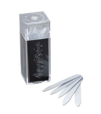 Kenneth Roberts Platinum® Men's White Collar Stays