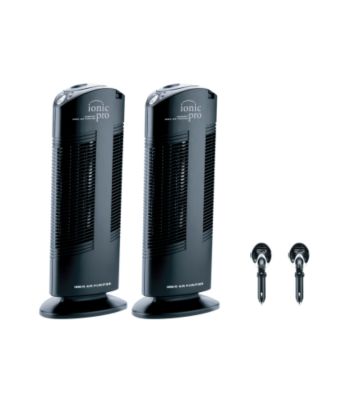 Ionic Pro® Twin Compact Air Purifiers with Bonus Twin Car Ionizers