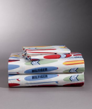 Tommy Hilfiger® 200-Thread Count Printed Sheet Set - Surfs Up