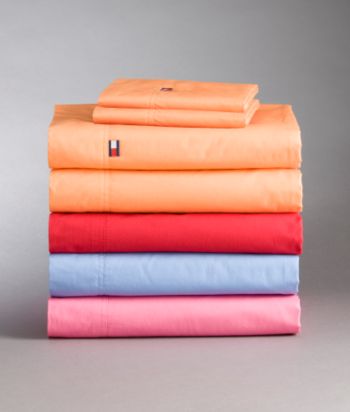 Tommy Hilfiger® Varsity 200-Thread Count Solid Sheet Set