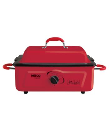 Nesco® 5-Quart Porcelain Red Roaster