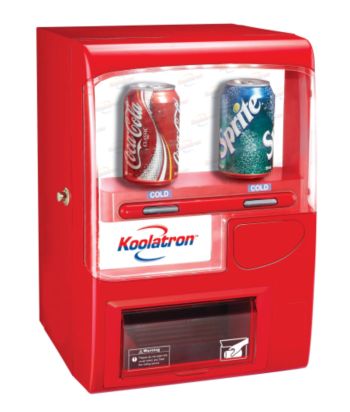 Koolatron Red Retro Design Vending Machine