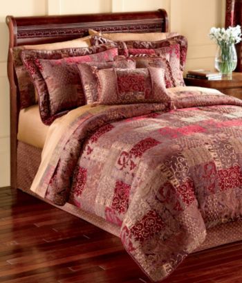 Galleria Bedding Ensemble by Croscill® - Burgundy