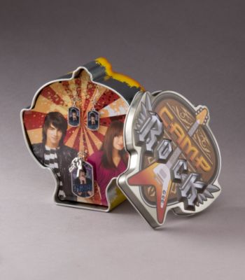 Disney's Camp Rock Dog Tag Necklace and Earrings