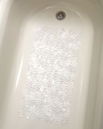 InterDesign® Blumz Bath Mat - Clear