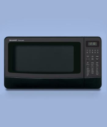 Sharp® R-410LK Carousel® 1.4 CF Family Size Microwave Oven - Black