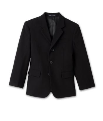 Calvin Klein Boys' 2T-7 Black Dress Jacket