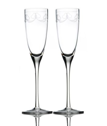 Mikasa® Romantic Bloom Pair of Toasting Flutes
