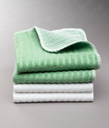 Bardwil Set of 4 Scrubber Dish Cloths - Grass