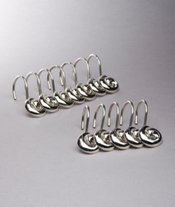 Croscill® Swirl Shower Curtain Hooks