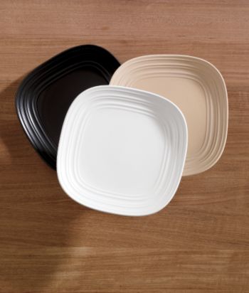Mikasa® Swirl Soft Square Salad Plate