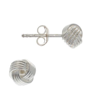 Sterling Silver Small Love Knot Earring