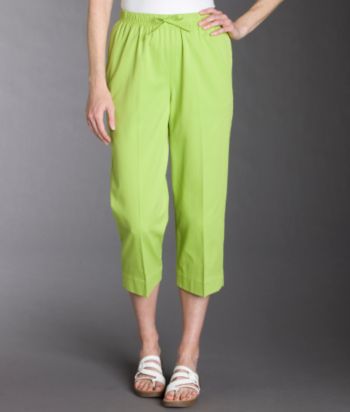 Breckenridge® Petites' Twill Pull-on Capris