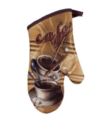 Blonder Home Accents® Coffee House Oven Mitt