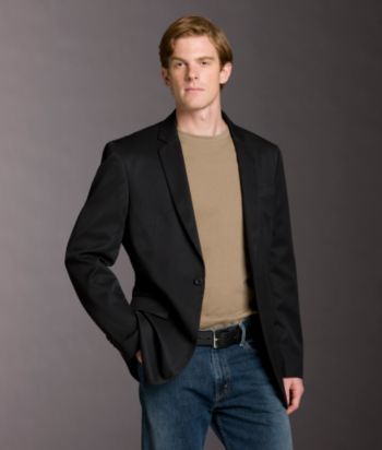 Kenneth Cole REACTION® Men's Split Seam Blazer - Black