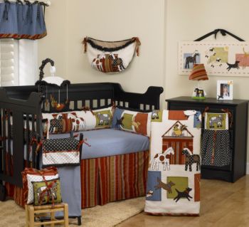 Barn Dance Baby Bedding Collection by Cotton Tale Designs