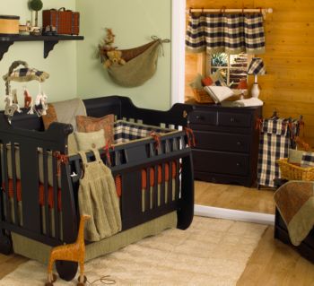 Derby Plaid Baby Bedding Collection by Cotton Tale Designs
