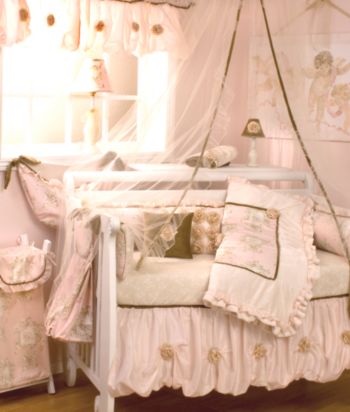 Lollipops & Roses Baby Bedding Collection by Cotton Tale Designs