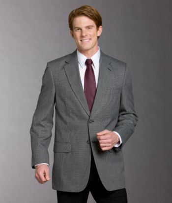 Statements Men's Blend Sportcoat - Black/White