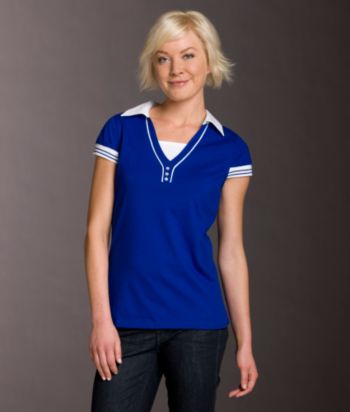 Studio Works Petites' Solid Layered-look Piped Johnny Collar Top