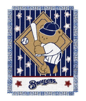 Milwaukee Brewers® Baby Teddy Bear Throw