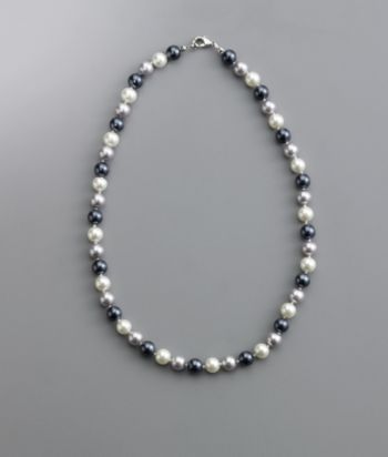 Studio Works® Tonal Bead Necklace - Gray