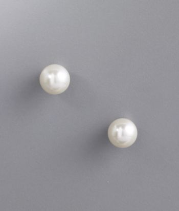 Studio Works® 8mm Stud Earrings - White