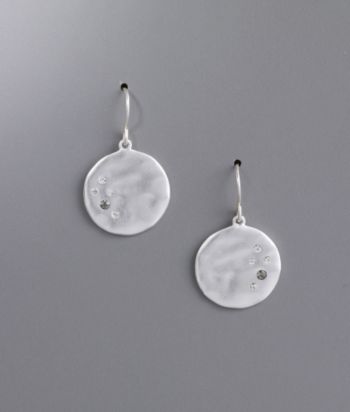 Kenneth Cole® Silvertone and Crystal Drop Earrings