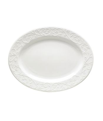 Lenox® Opal Innocence™ Carved Oval Platter