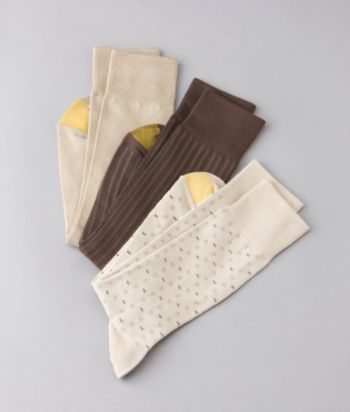 GOLD TOE® Men's Bamboo 3-Pack Casual Socks - Khaki