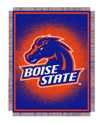 Boise State University Logo Throw