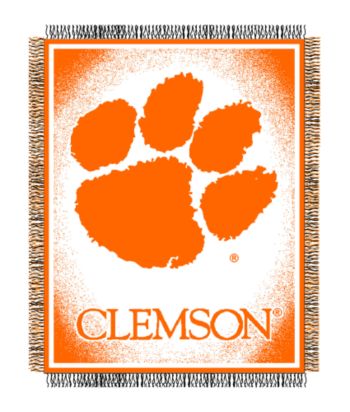 Clemson University Logo Throw