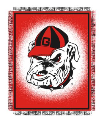 University of Georgia Logo Throw