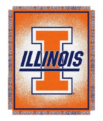 University of Illinois Logo Throw