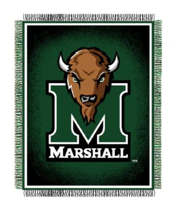 Marshall University Logo Throw