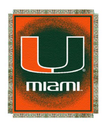 University of Miami Logo Throw