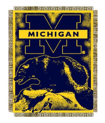 University of Michigan Logo Throw