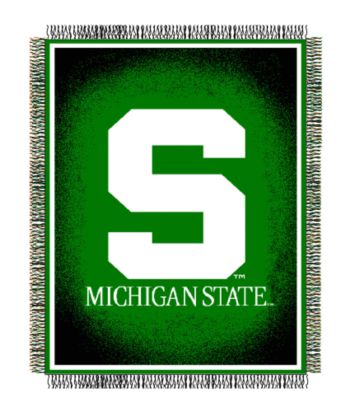 Michigan State University Logo Throw