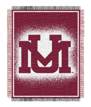 University of Montana Logo Throw
