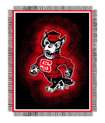 North Carolina State University Logo Throw