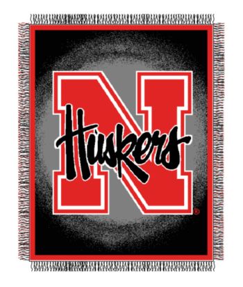 University of Nebraska Logo Throw