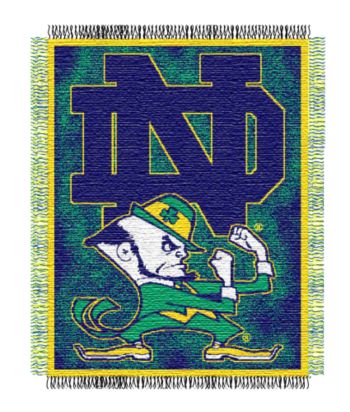 Notre Dame Logo Throw