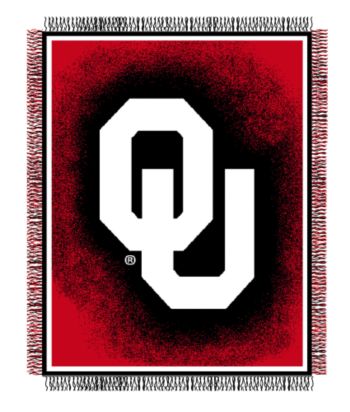 Oklahoma University Logo Throw