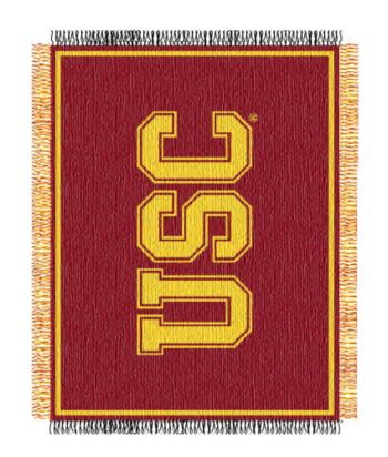 University of Southern California Logo Throw