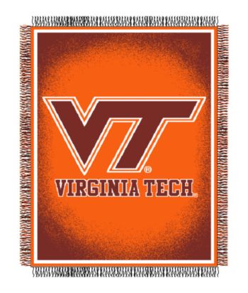 Virginia Tech Logo Throw